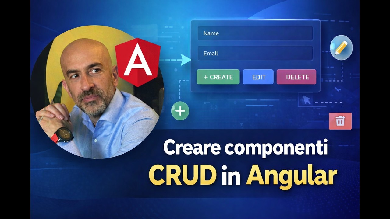 Creare componenti CRUD usando Angular