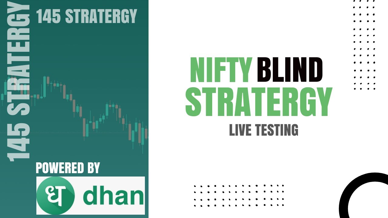 03-11-2022 |  Nifty 145 strategy Live Intraday Trading Options | Live Trading | Blind Algo | DHAN |