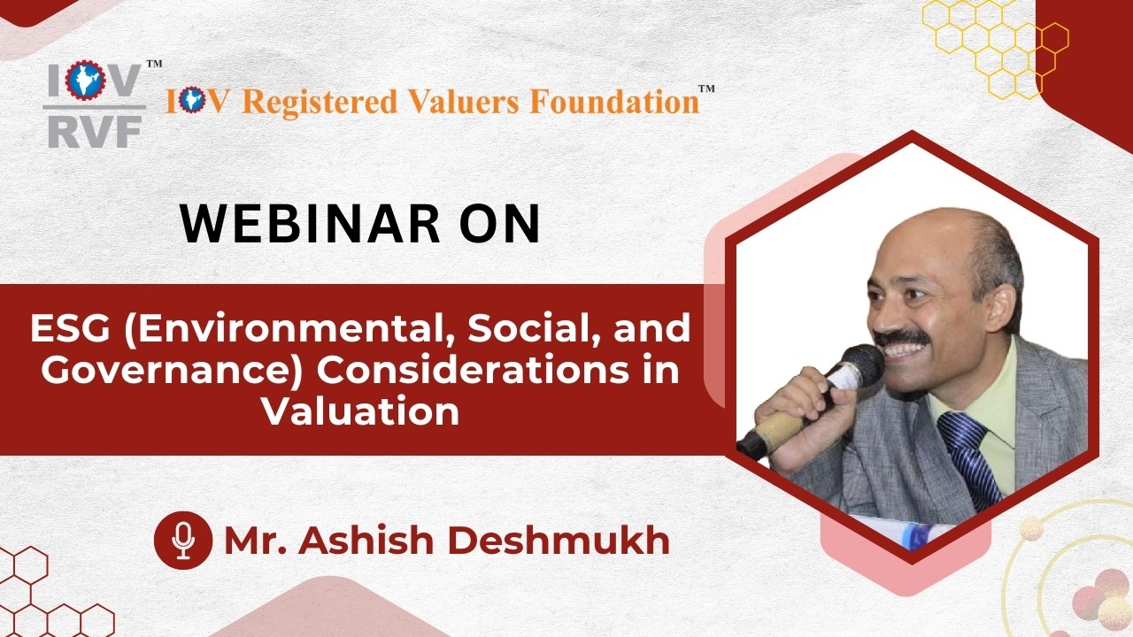 IVS 230 – Valuation of Inventory | Expert Webinar by Mr. Ashish Deshmukh | IOVRVF