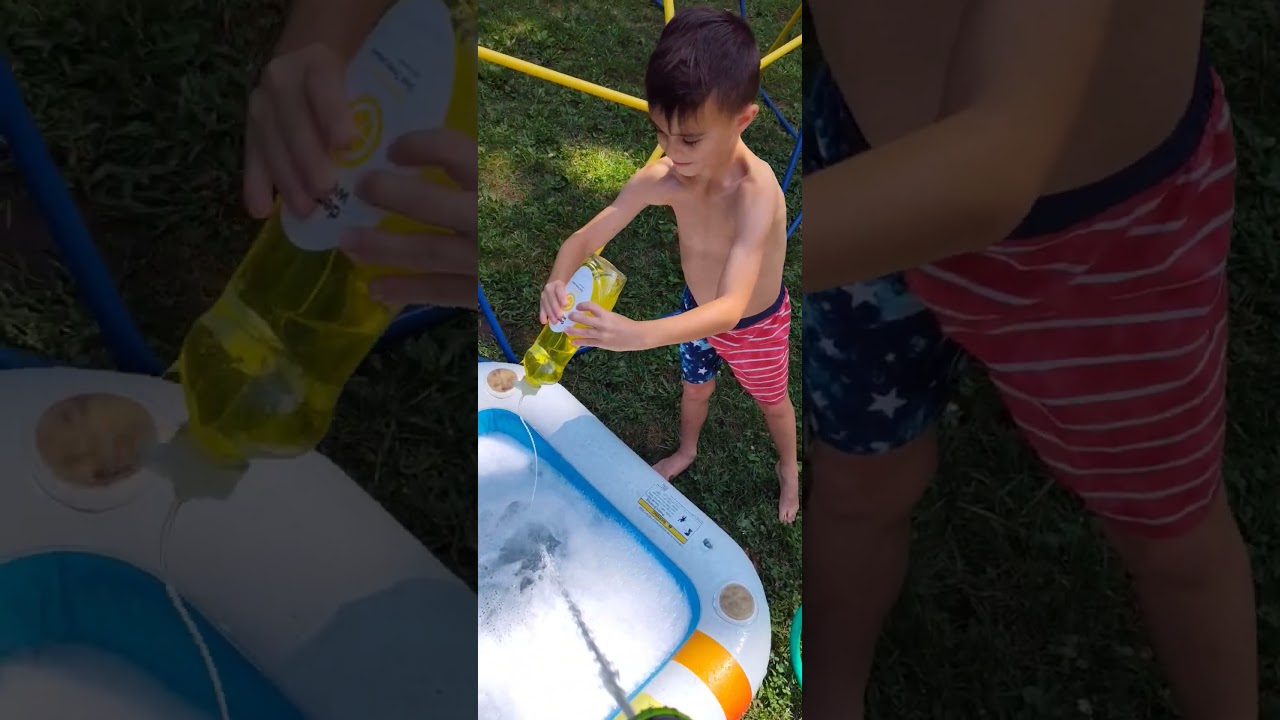 Does Dish soap 🫧 make bubbles in a pool ?