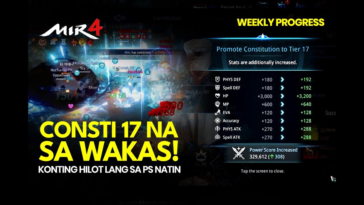 MIR4 PVP - Konting hilot lang sa PS natin | SP War team fight | Elsa Build Lancer