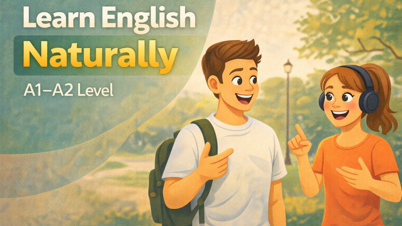 Stop Studying! Learn English NATURALLY 🌿 (A1-A2 Method) | Podcast