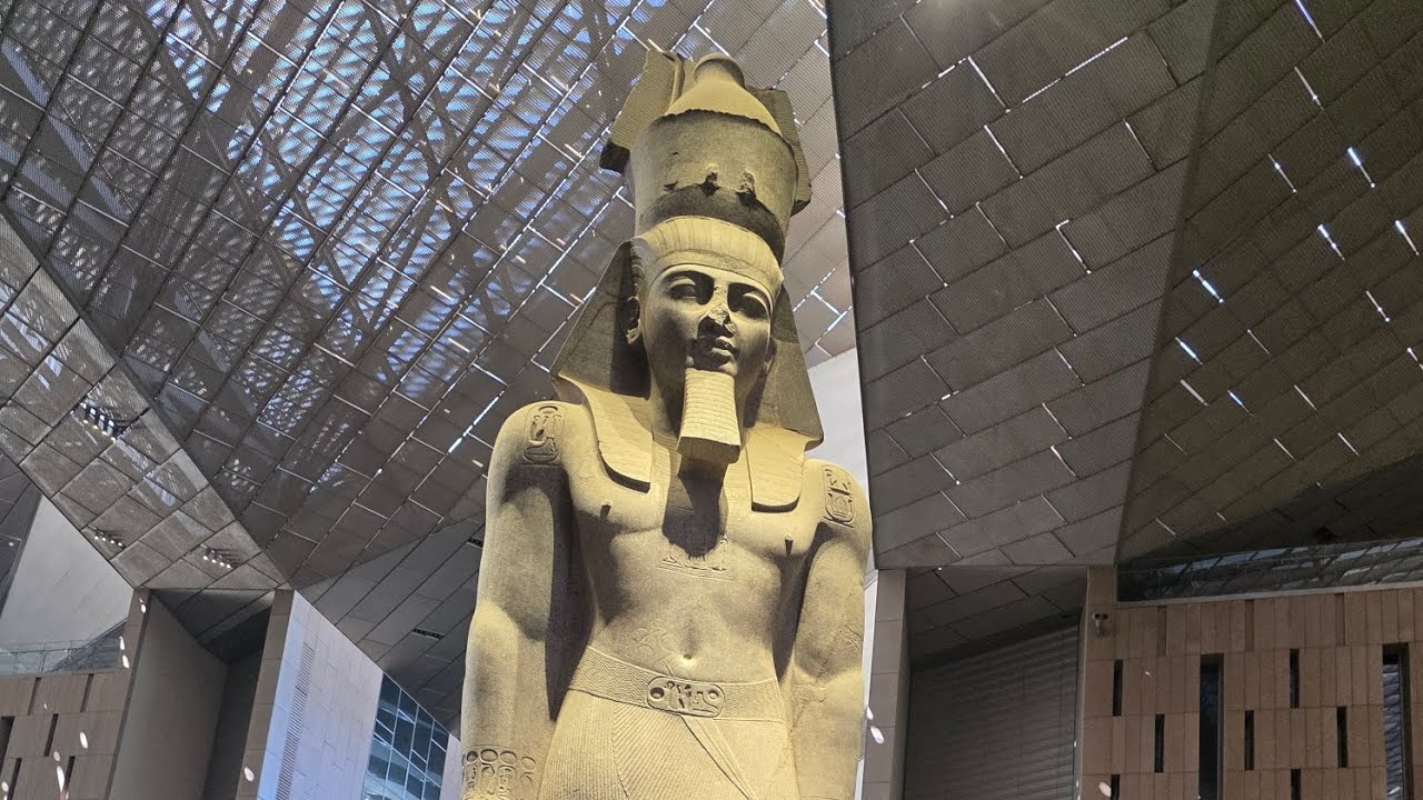 Mısır'da Kahire'de dünyanın en büyük medeniyet müzesini geziyoruz #mısır #kahire #tutankhamon 
