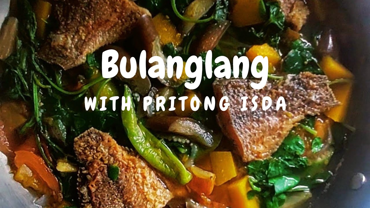 BULANGLANG NA GULAY WITH PRITONG ISDA || DINENGDENG