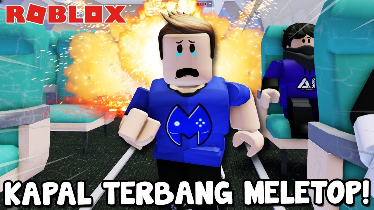Aku Survive Kapal Terbang Meletop! (Roblox Malaysia)