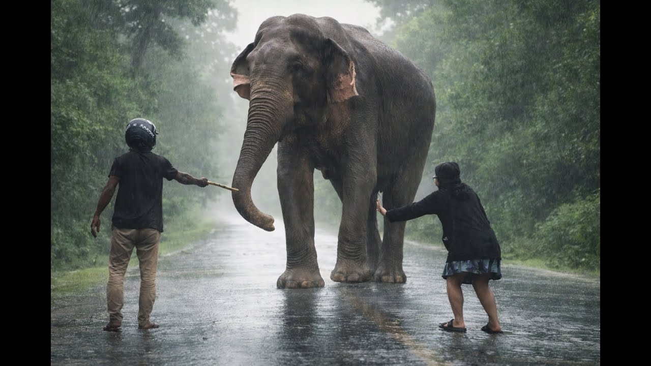 When the Forest Says STOP 🐘 A Terrifying Elephant Encounter