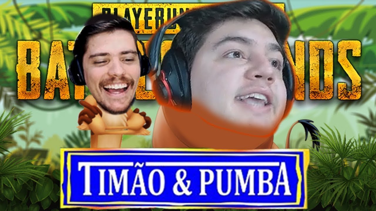 TIMAO E PUMBA DO PUBG (duo Netenho)