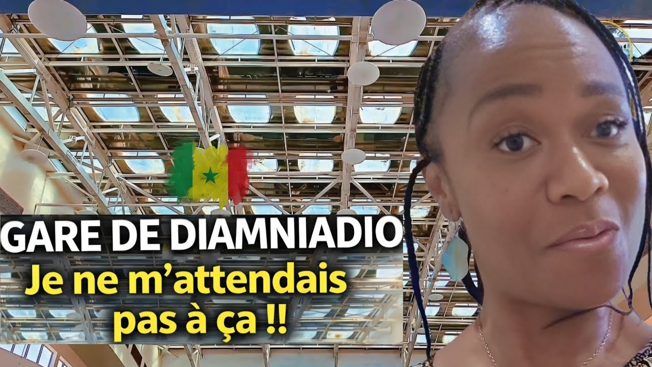 La spectaculaire gare de DIAMNIADIO comme jamais montr&eacute; 