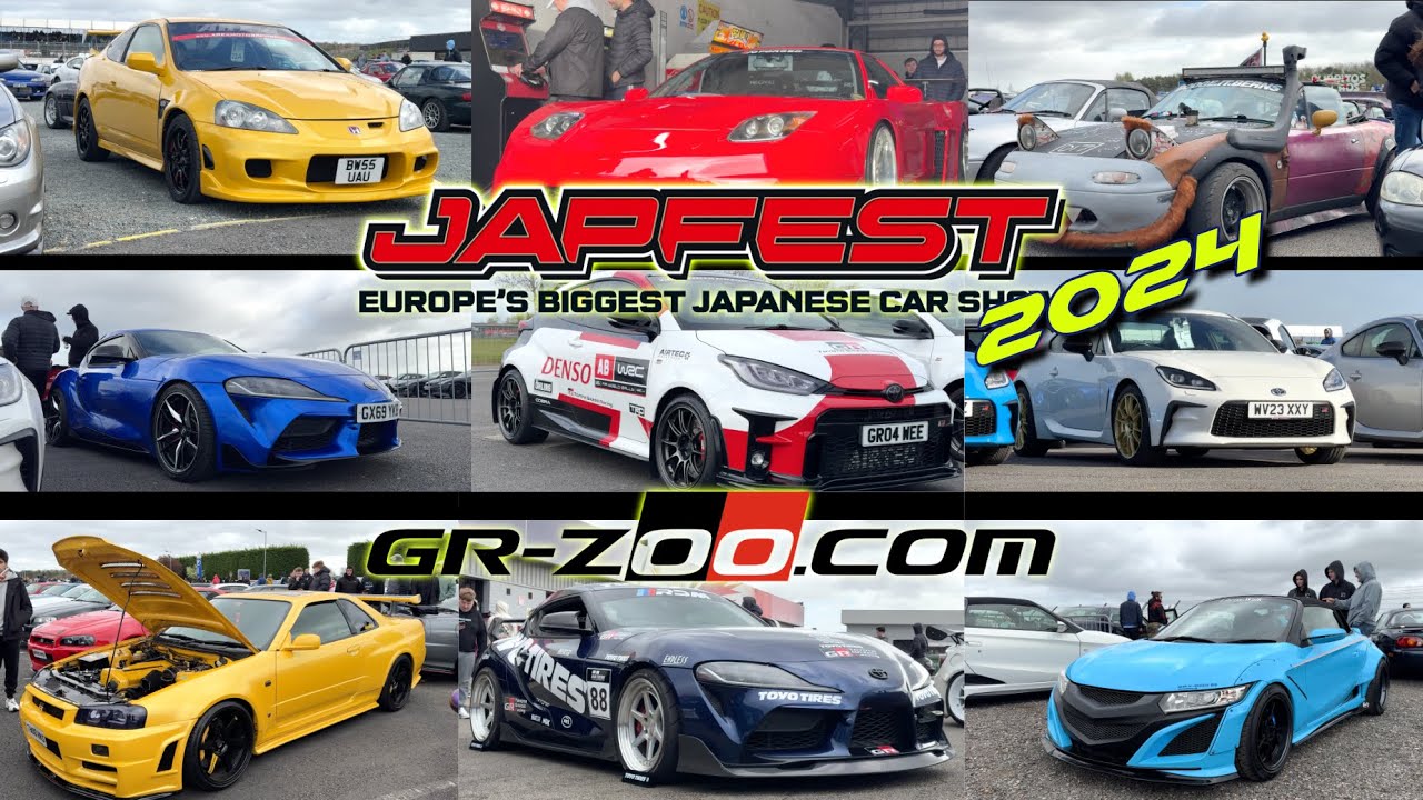 Japfest 2024: The Ultimate Japanese Car Show In The Uk With www.gr-zoo.com!