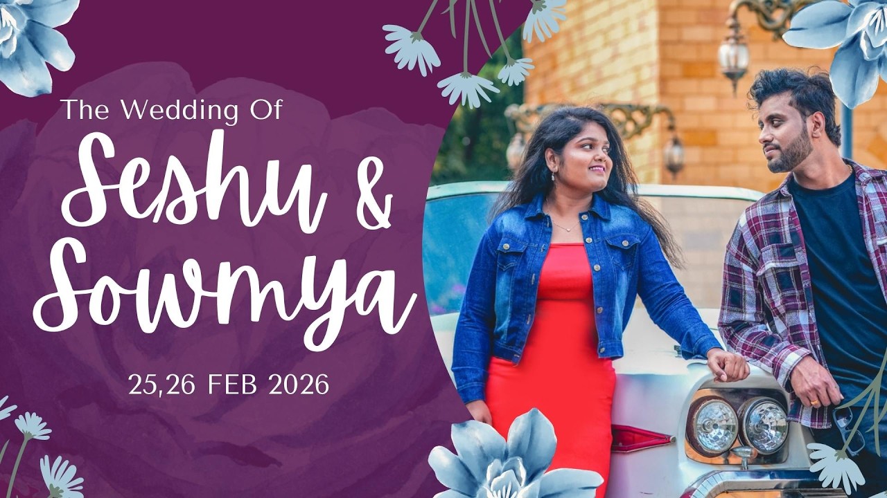SESHU WEDS SOWMYA || WEDDING LIVE || 25,26 FEB 2026 || VASU STUDIOS