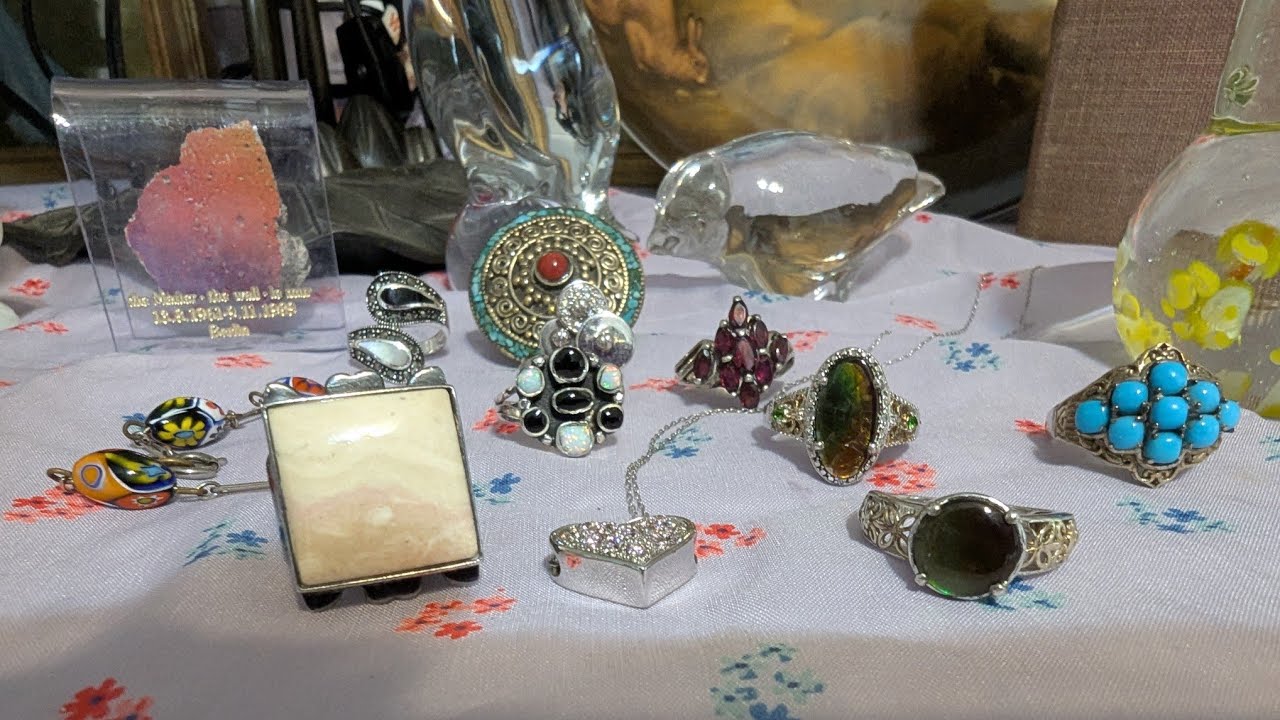 Another Manic Monday... Haul & Preview! Sterling! Art Glass Turquoise, Garnet, Opals & More 