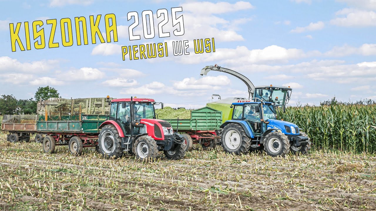 ✔Kiszonka Z Kukurydzy 2025✔Pierwsi we wsi✔4 odwozy!?✔GR Śniegulscy✔2xZetor 2xNew holland URSUS ClAAS