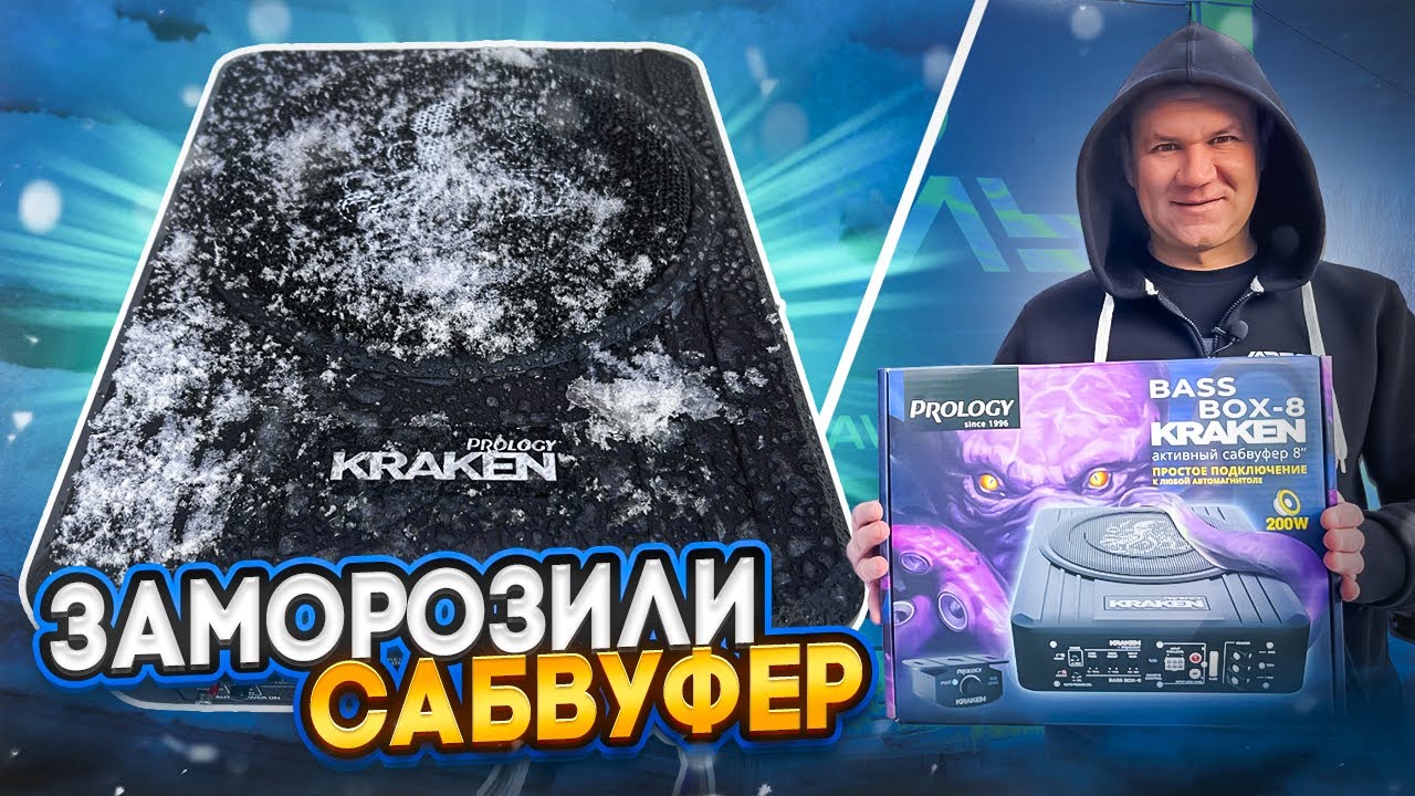Сабвуфер под сиденье в машину Автомобильный сабвуфер BASS Box-8 Kraken и BASS Box-10 Kraken Prology