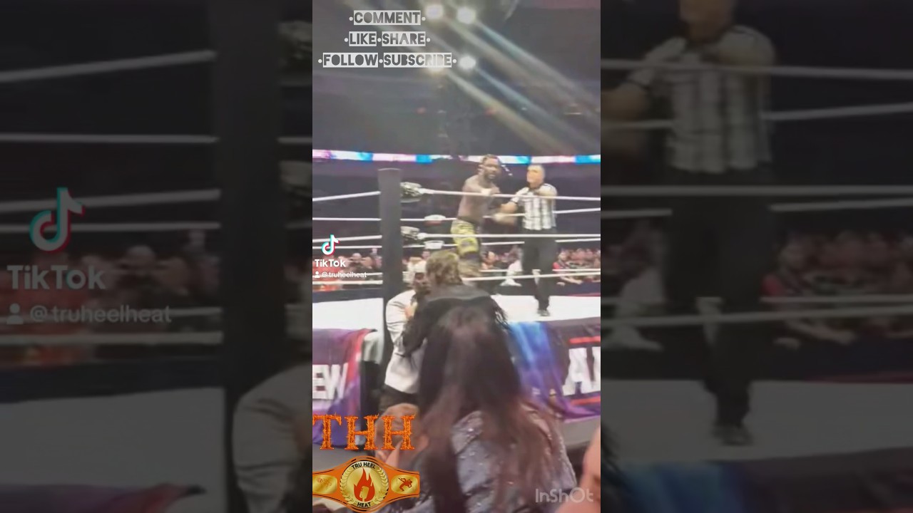 HANGMAN Distracts SWERVE! MAIN EVENT Live Footage | AEW ALL IN 2024 Live Ringside Footage 