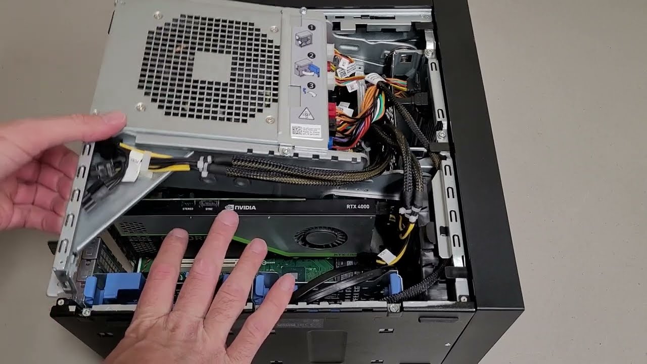 Как установить видеокарту в корпусе Mini Tower от Dell Precision 3630