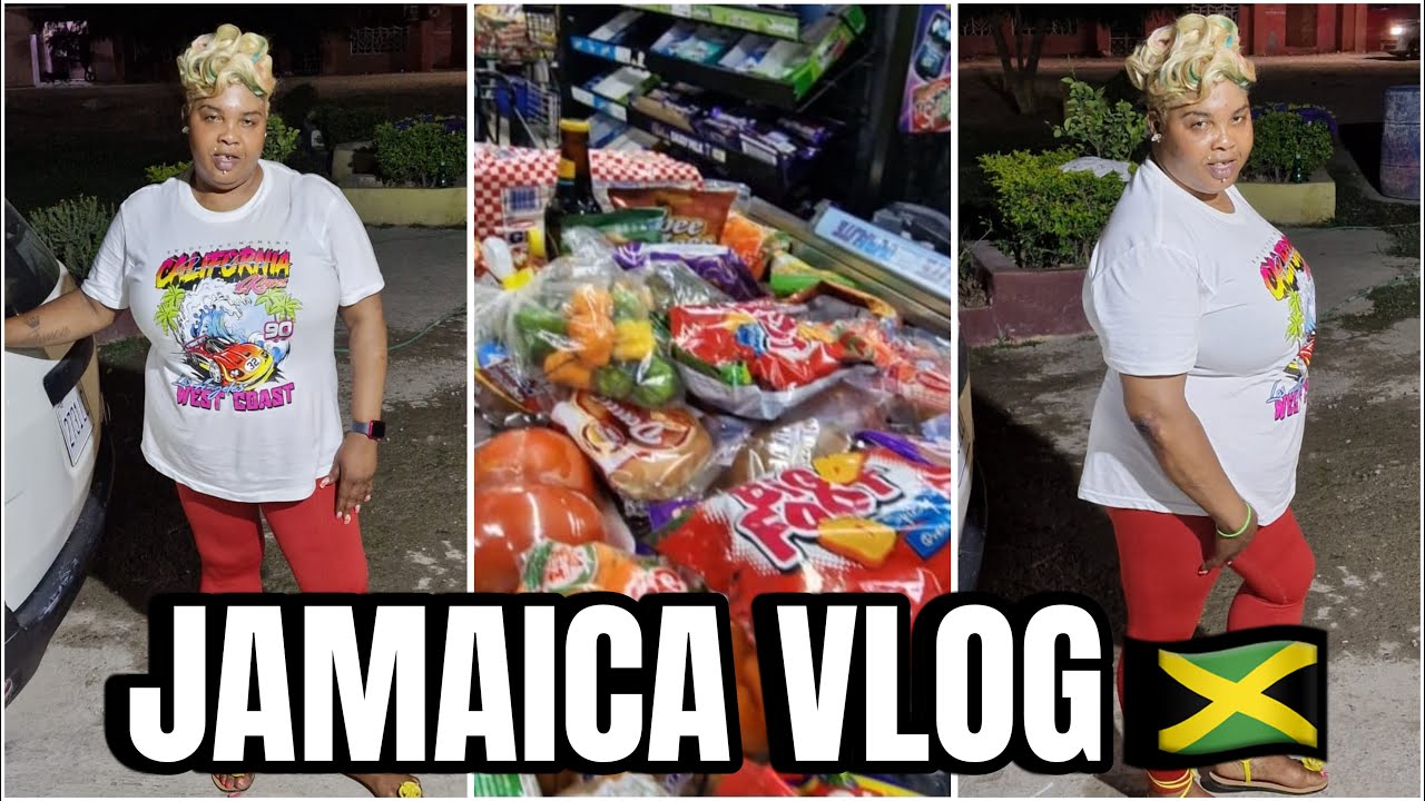 REACH JAMAICA 🇯🇲. FIRST DAY HERE , FOOD SHOPPING WITH MY KIDS & ABOUT 