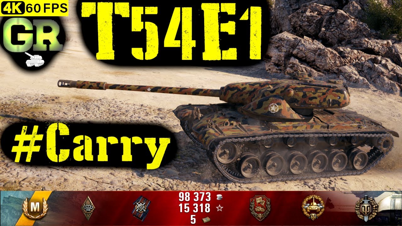 World of Tanks T54E1 Replay - 7 Kills 8.1K DMG(Patch 1.4.1)