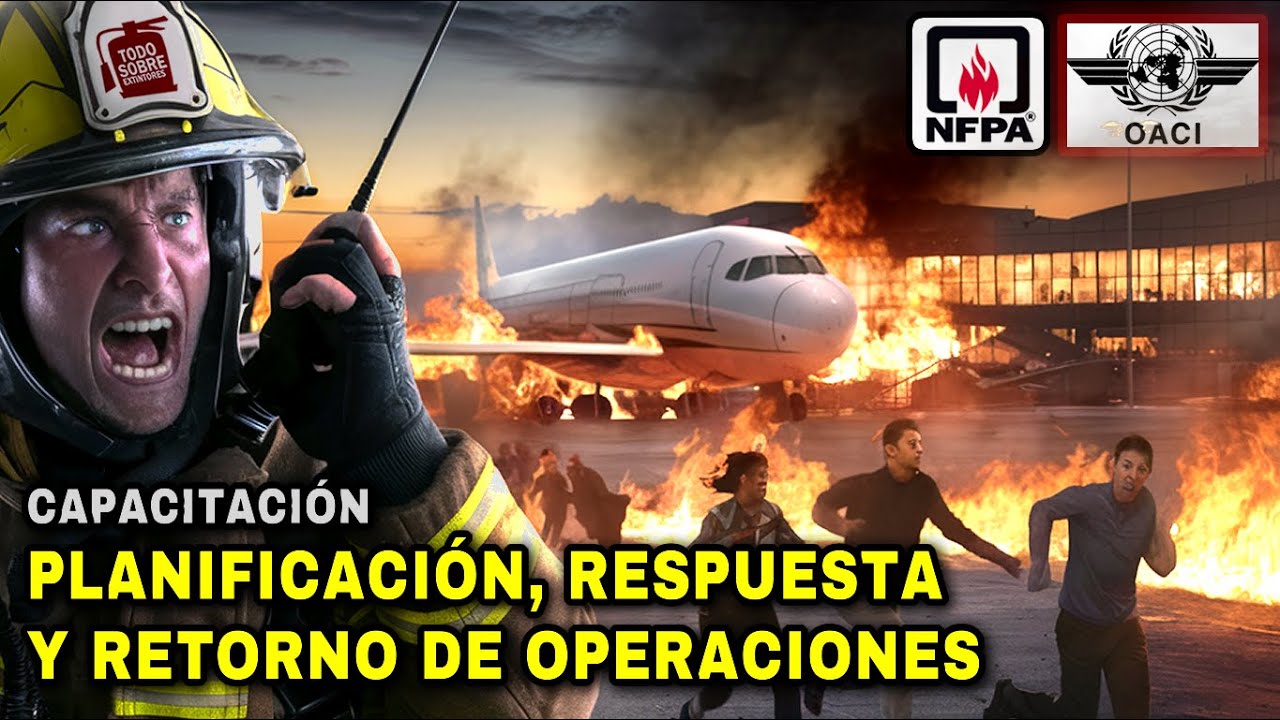 Gestión de operaciones de emergencia en aeródromos 🔥✈️ #aeronautica #aeropuerto #bomberos