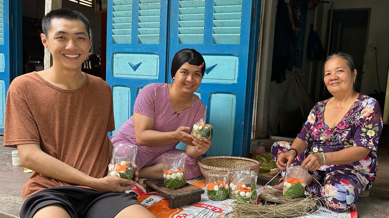 Vợ thằng Sang làm món 