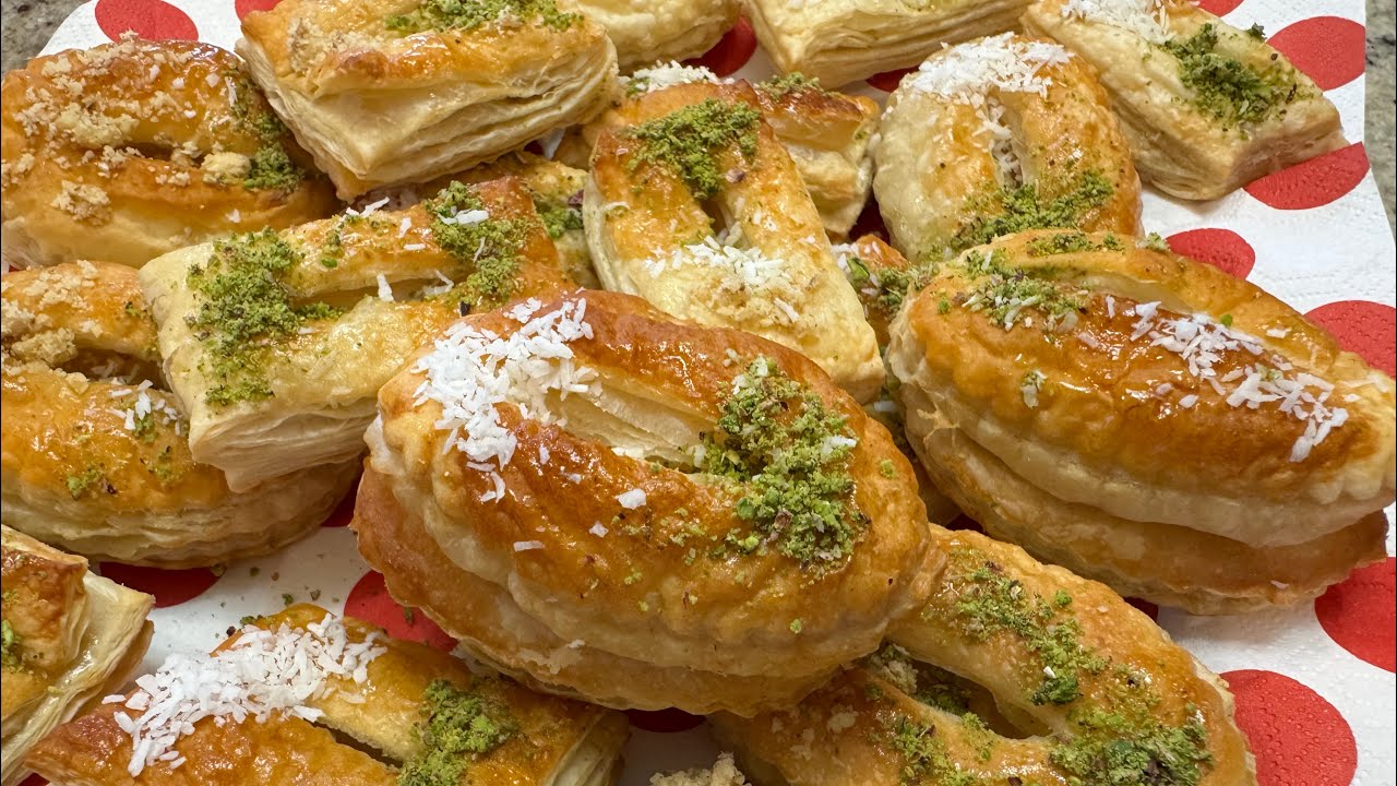 DELICIOUS PUFF PASTRY COOKIES | ONLY 2 INGREDIENTS | PERFECT FOR EID | BAHARS KITCHEN