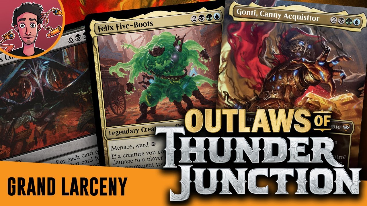 Grand Larceny Full Deck Reveal! | Outlaws of Thunder Junction Commander Precon MTG Spoilers