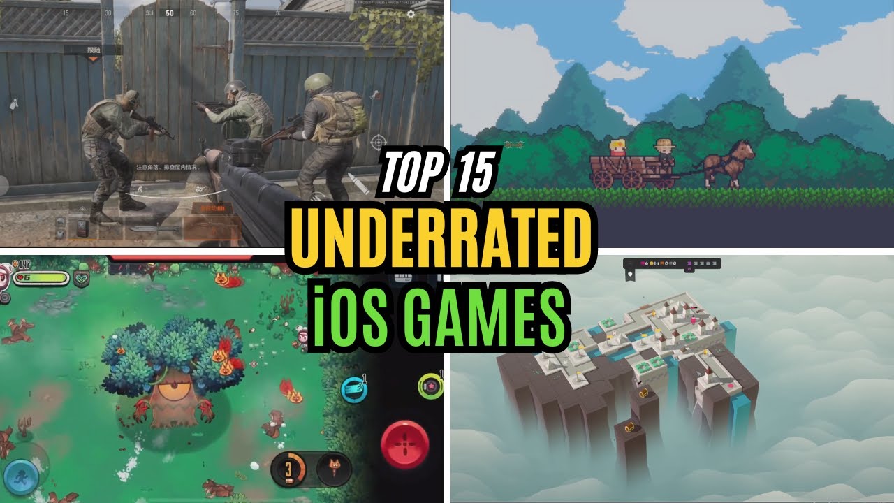 Top 15 iOS Underrated Games That are Very Addictive to Play on iPhone | iPad in 2024