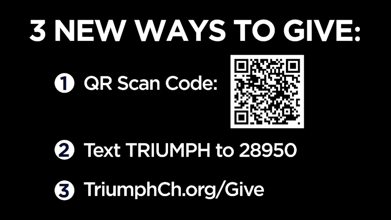 Triumph Church - Saturday Jan 11, 2025 5pm  *We do not own the rights to this music*