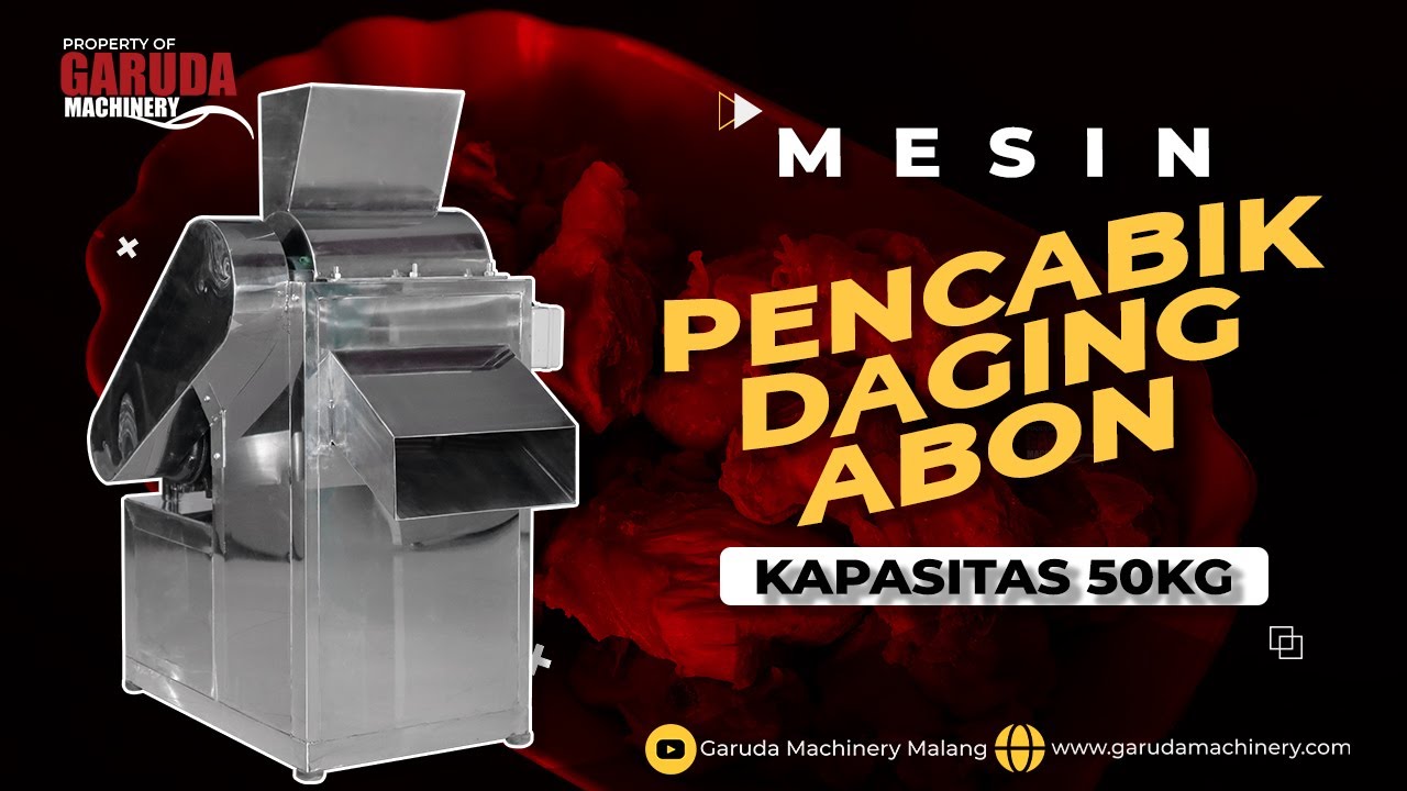 MESIN PENCABIK DAGING ABON | Mesin Efisien dan Praktis, cocok bagi pengusaha pengolahan abon!