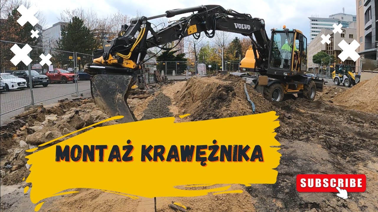 Jak obsadzamy krawezniki? I Volvo ew140d I Tiltrotator Engcon
