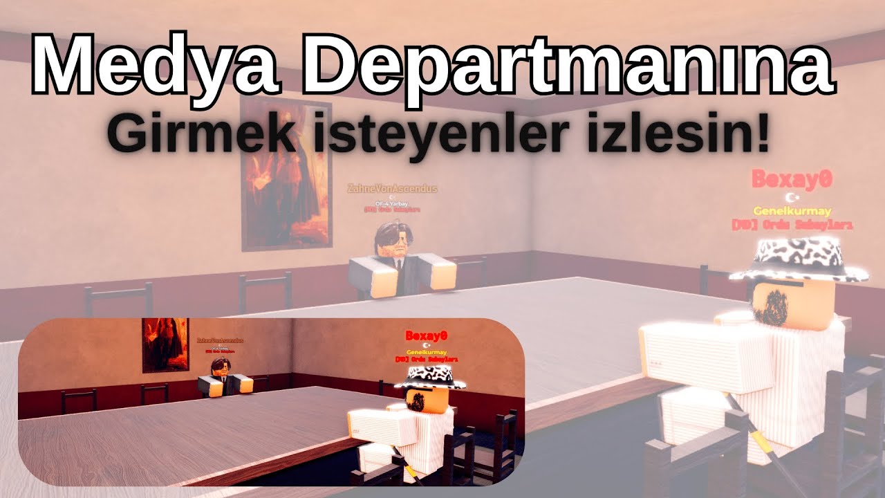 Medya Departmanı Lideri ile röportaj! | TA Roblox