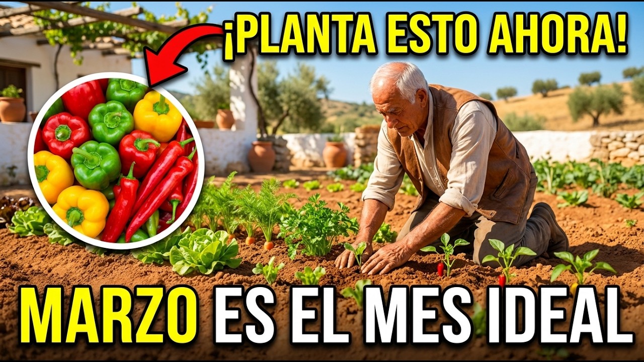 8 Cultivos Que DEBES Plantar en Marzo o Te Vas a Arrepentir