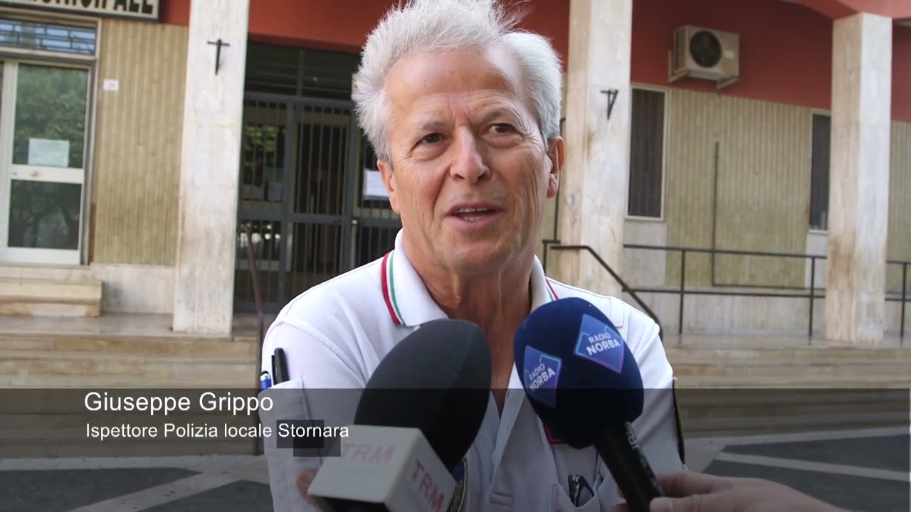 Solidarietà a Stornara per Giuseppe Gruppo, l’ispettore di polizia locale oggetto di intimidazioni