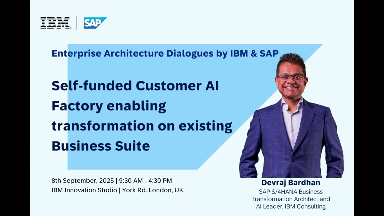 04 Self funded Customer AI Factory enabling transformation on existing Business Suite by Devraj Bard