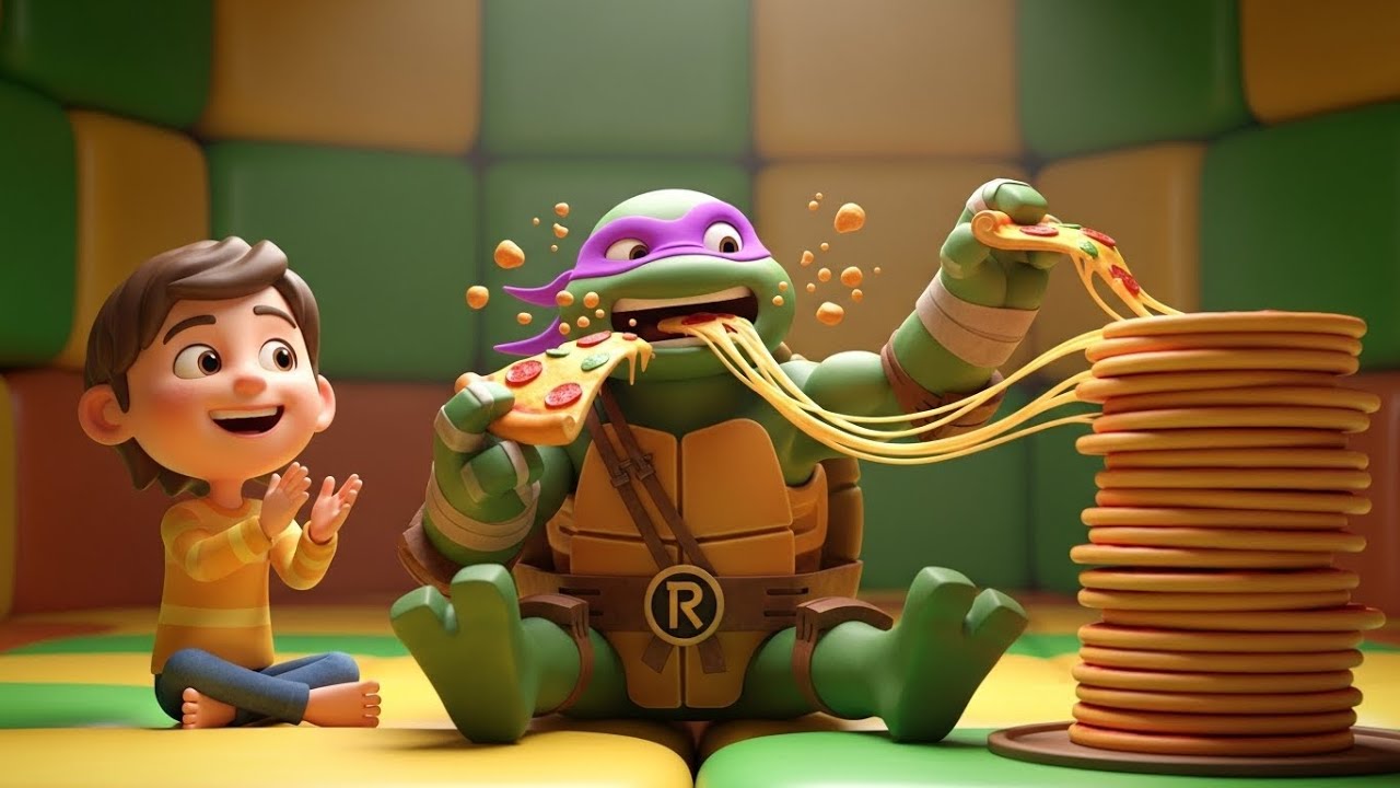 Teenage Mutant Ninja Turtles Lost the Pizza 🍕 | Kids Songs & Nursery Rhymes
