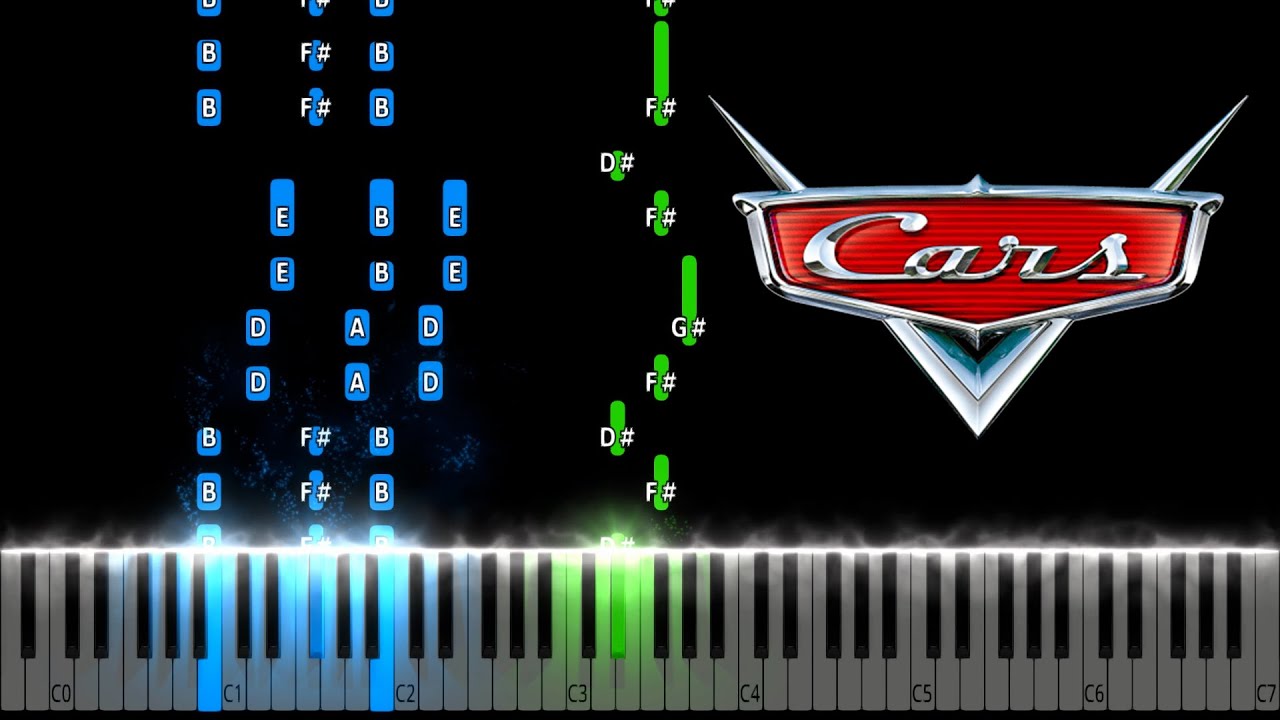 Sheryl Crow - Real Gone from the "Cars" Piano Tutorial