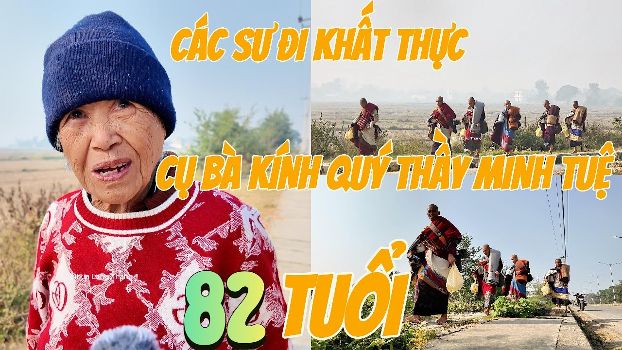 CỤ BÀ 82 TUỔI - Từ Việt Nam Sang Nepal Đảnh Lễ Thầy Minh Tuệ -Y Phấn Tảo Dưới Ánh Mặt Trời Ngày 5/12