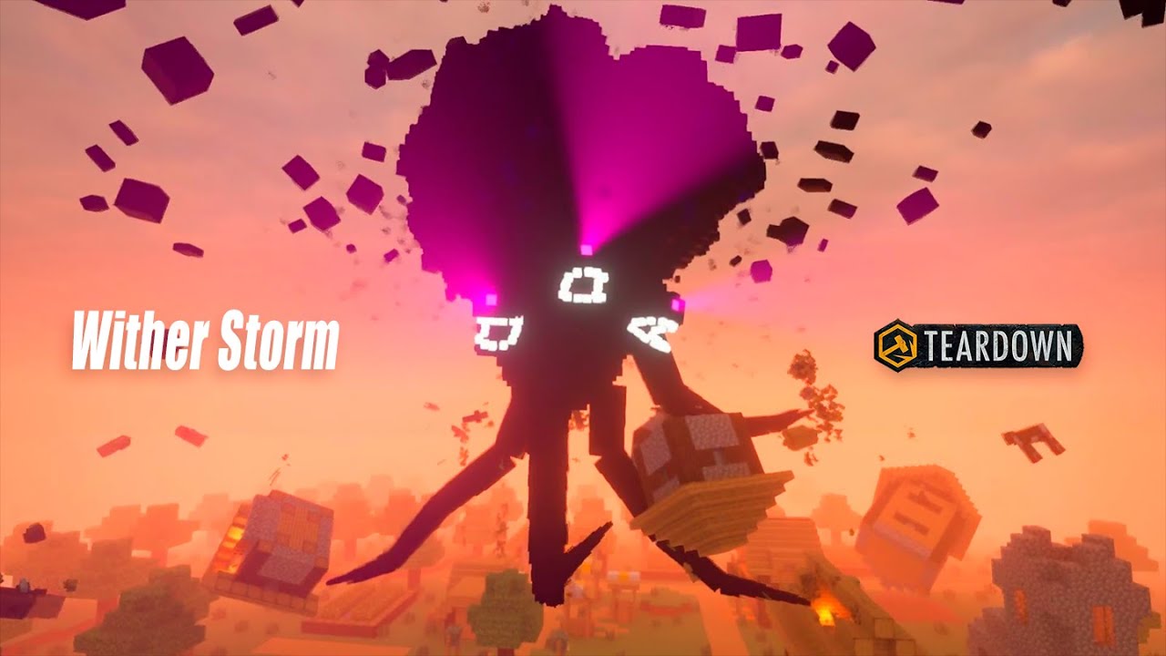 The WeatherStorm monster on the Minecraft map in | Teardown