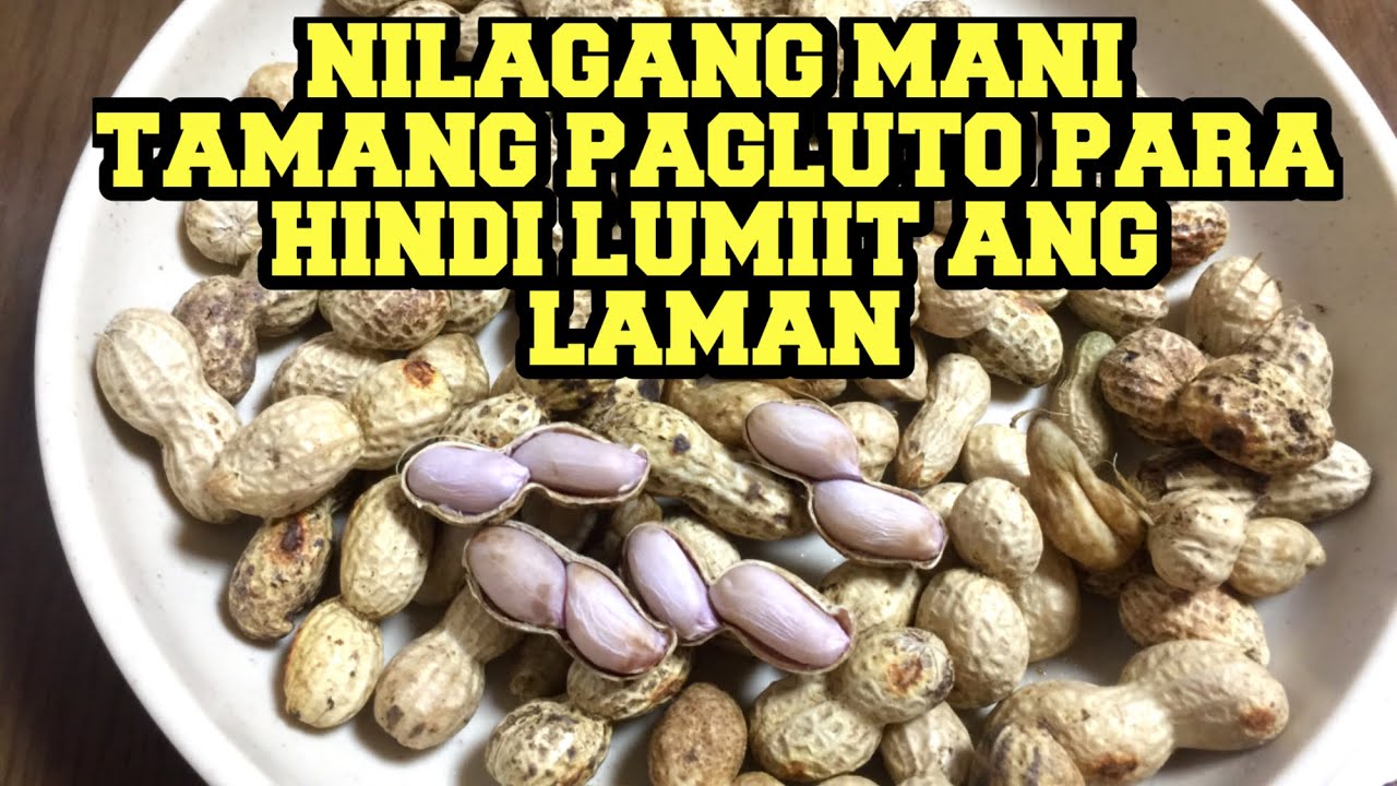 Tamang paglaga ng mani/How to boil peanuts perfectly