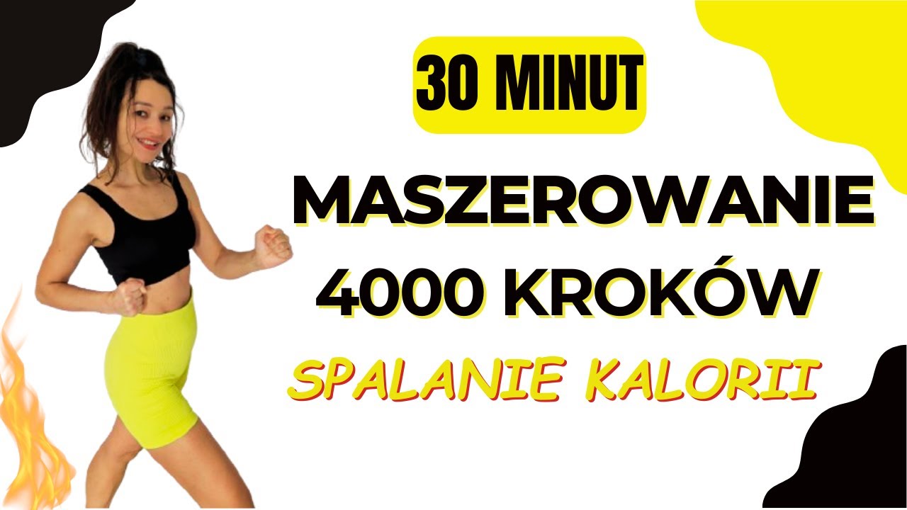 30 MIN TRENING NA SPALANIE KALORII🔥 MASZEROWANIE - Ćwiczenia na Stojąco - 4000 Steps Walk at Home