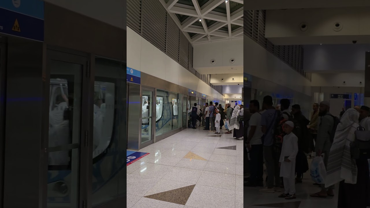 Train in Jeddah international airport #jeddah #airport #saudiarabia #dubai #train #جدة