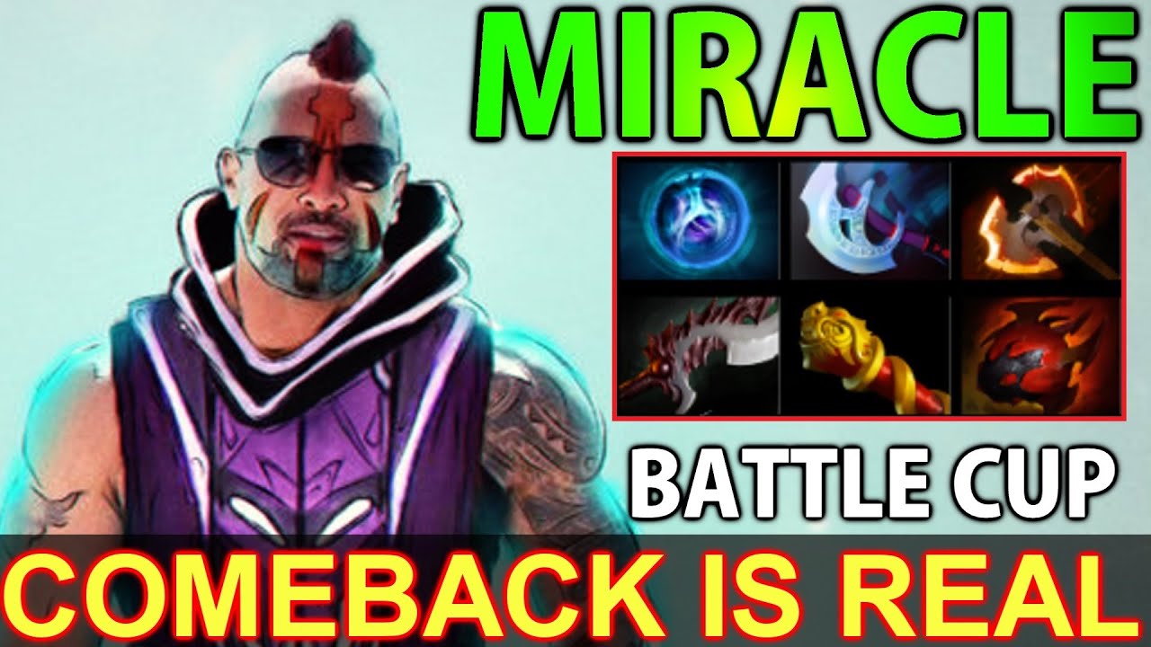 Miracle Antimage - Dota 2 BattleCup Quater Final: Comeback is Real
