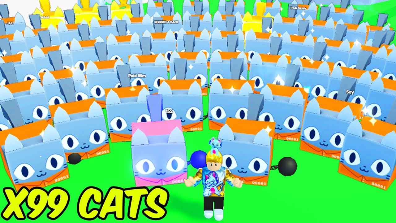I Saved 99 Huge Cats From Prison in Pet Simulator 99