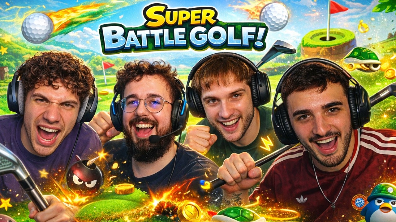 LOS TOP GLOBALES 🌏 JUEGAN A SUPER BATTLE GOLF⛳ ( COMPLETO )