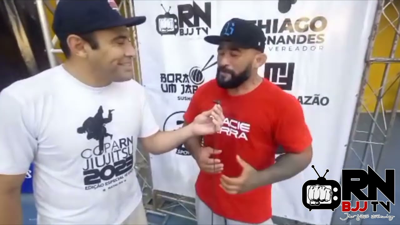 Entrevista com professor Fábiano Pereira da Gracie Barra PB - Copa RN 2023