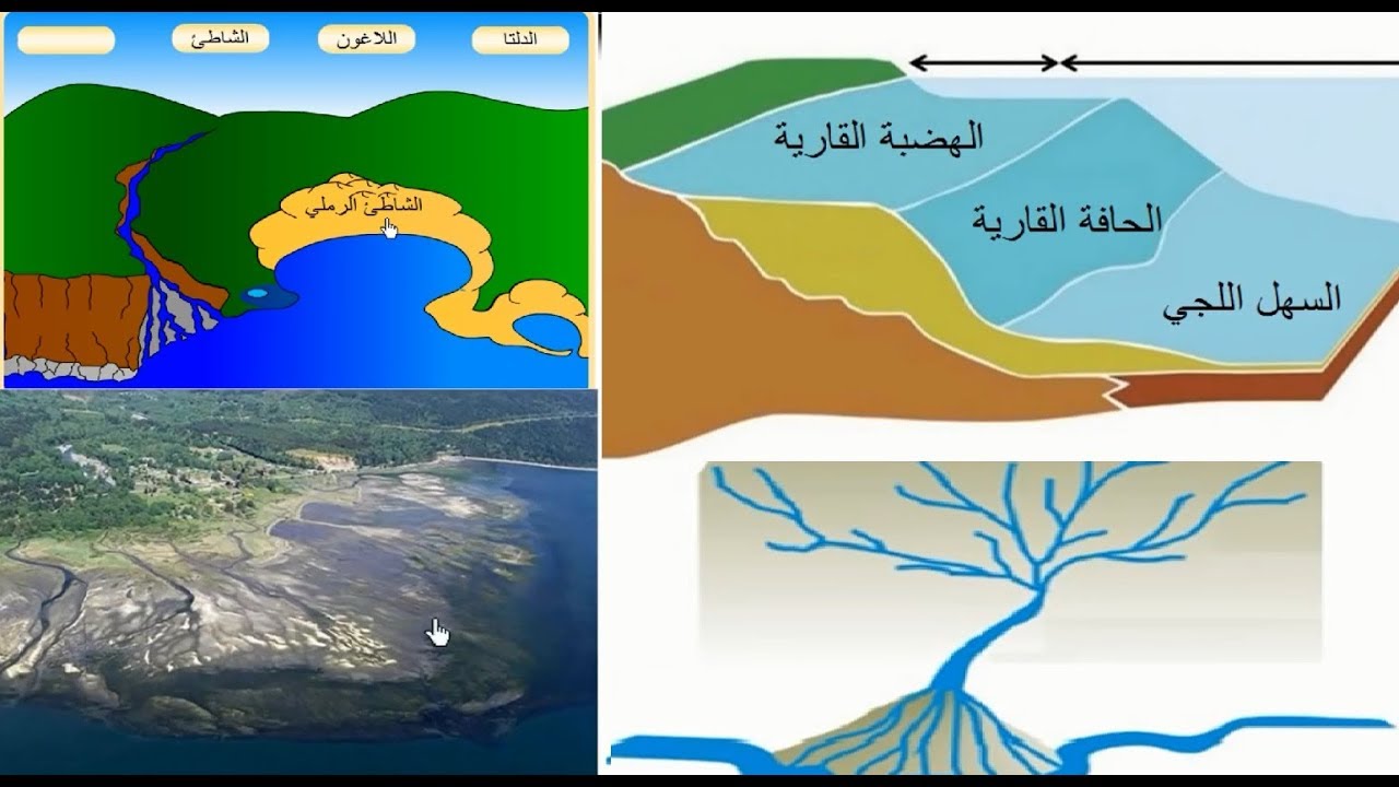 أوساط الترسب : مستوى الأولى إعدادي