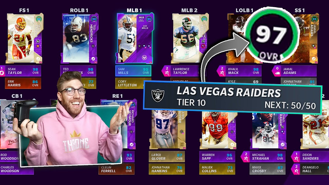 I Built the Best Team in MUT (50/50 Raiders Theme Team)