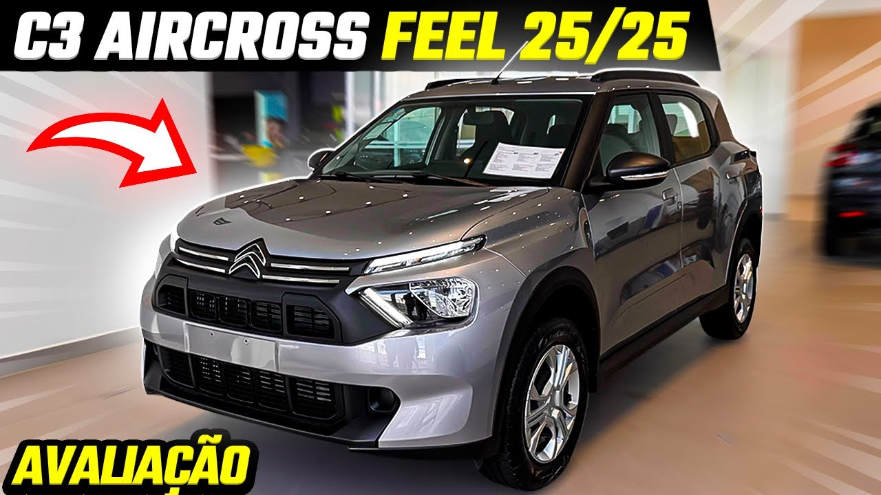 NOVO CITROEN C3 AIRCROSS FEEL 2025/25 - A VERSÃO DE ENTRADA DO AIRCROSS