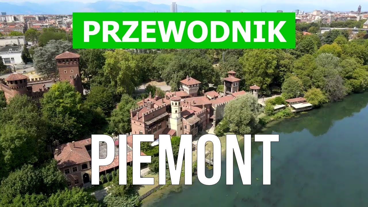 Piemont, Włochy | Miasto Turyn, Novara, Asti, Cuneo | Wideo z drona 4k | Piemont co zobaczyć