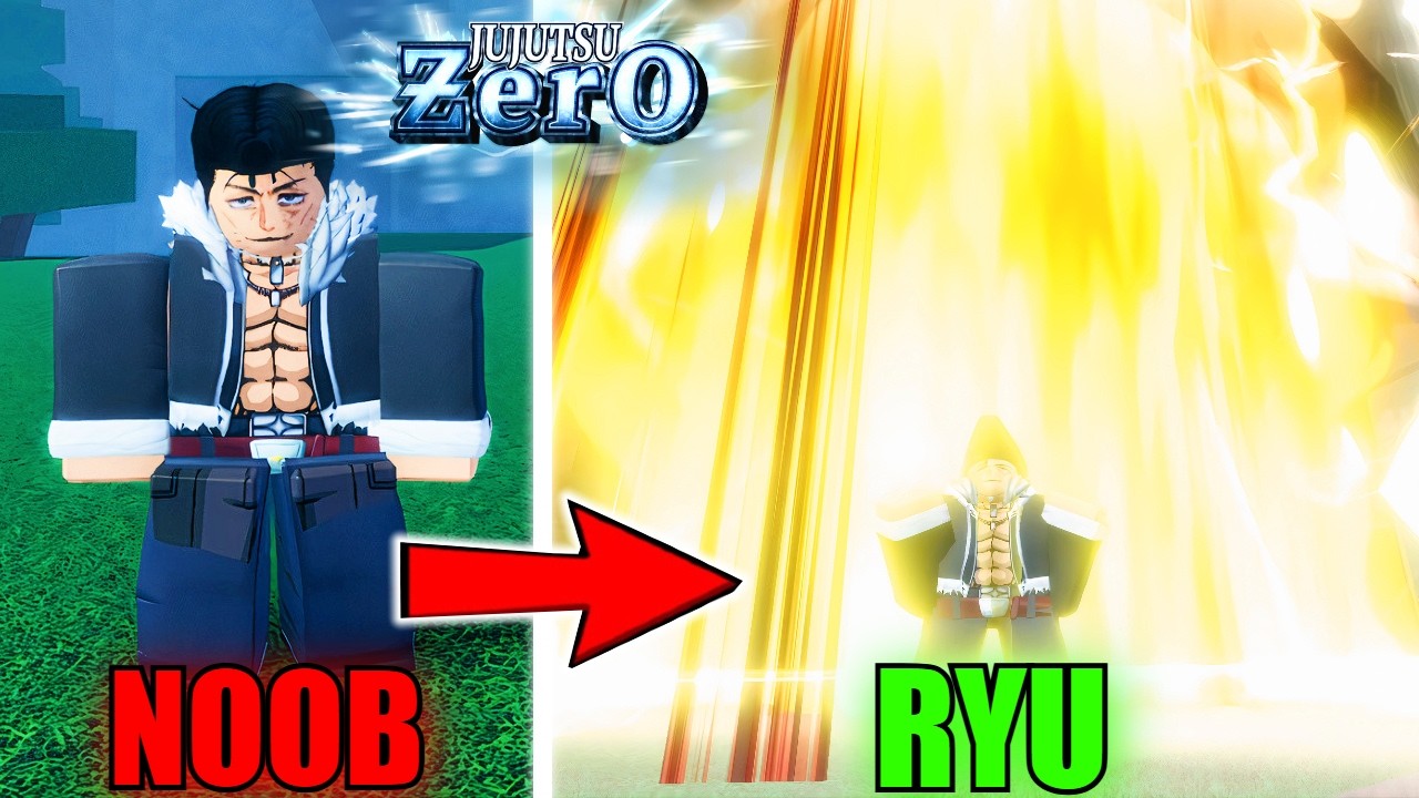 Going From Noob To CURSED ENERGY DISCHARGE Ryu Ishigori In Jujutsu: Zero...(Roblox)