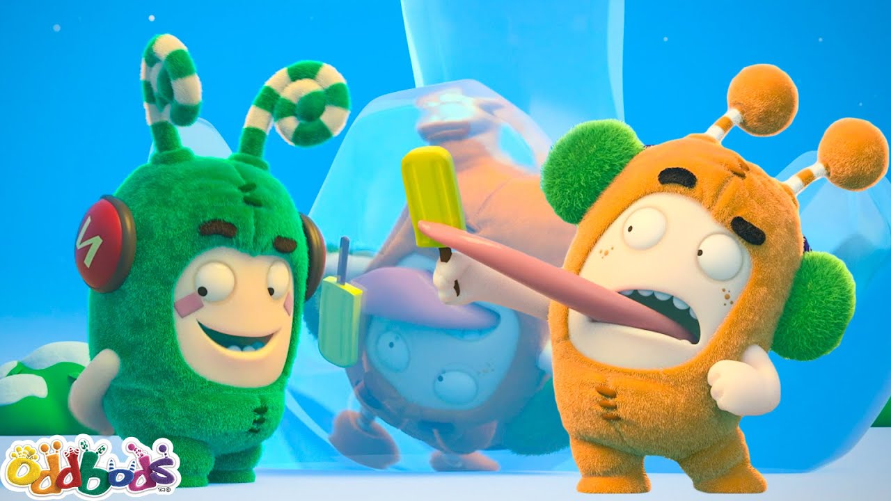 Frozen Popslickle | Oddbods - Food Adventures | Cartoons for Kids